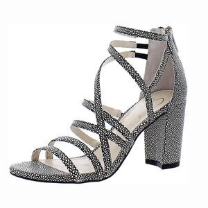 NIB Jessica Simpson Women's Stassey Strappy Block Heel Dress Sandals Size 5.5